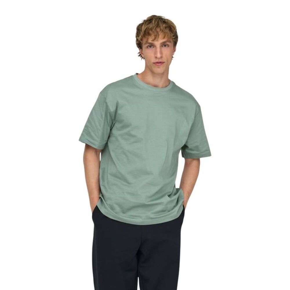 Only & Sons Bicolor Organic Cotton Men's T-Shirt